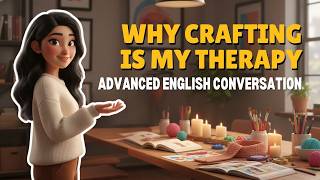 [B2] Why Crafting is My Therapy | Advanced English Conversation About Stress Relief