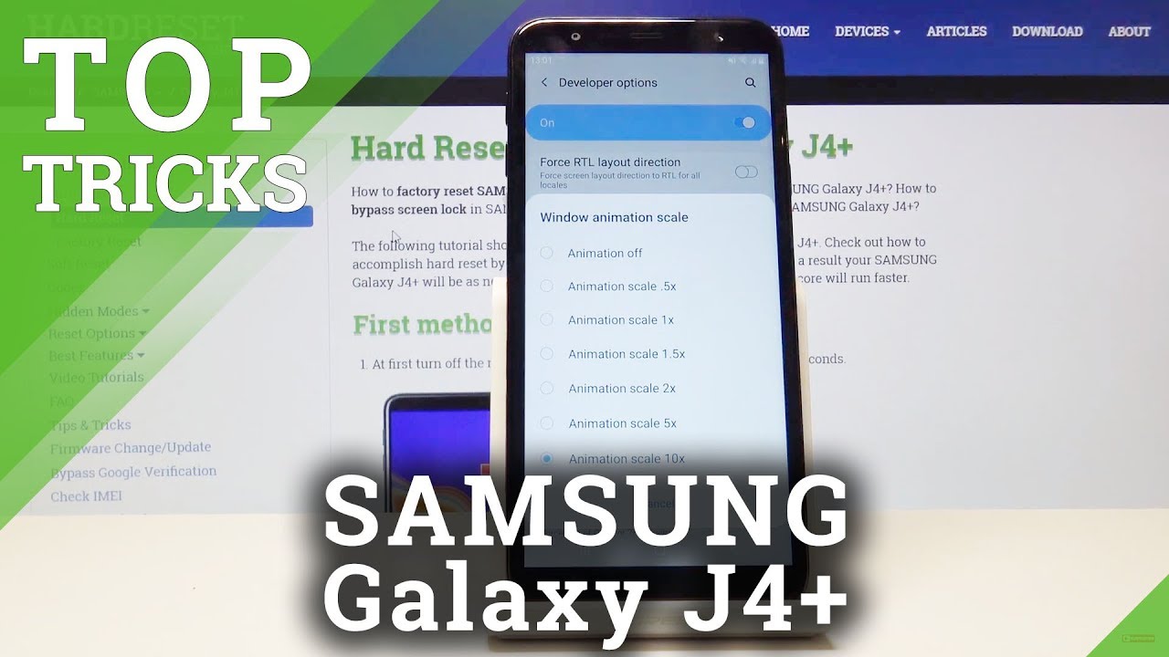 Best Tricks SAMSUNG Galaxy J4+ - Useful Features / Hacks & Tips