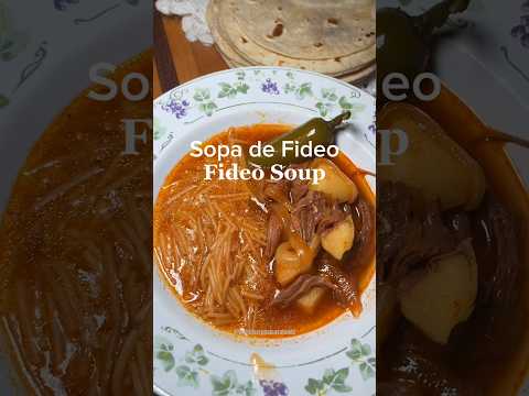 SOPA DE FIDEO | FIDEO SOUP #easyrecipe #mexicanrecipes #mukbang
