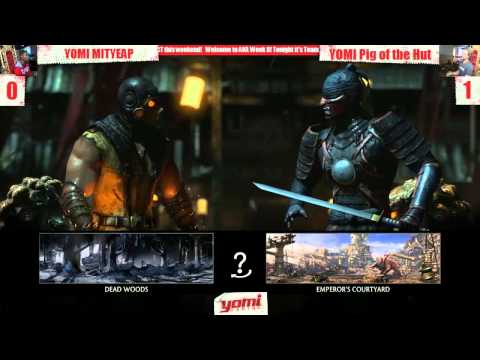 Yomi Gaming MKX Kombat Tuesday Week 8 Winner's Bracket YOMI MIT vs YOMI Pig of the Hut