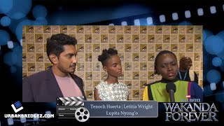 Cast of 'Black Panther: Wakanda Forever' Talk New Film at Comic Con 2022 video