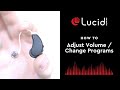 How to Adjust Volume / Change Programs