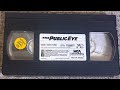 Opening To The Public Eye 1993 Vhs