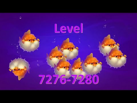 Fishdomフィッシュダム7276 7277 7278 7279 7280 Clear Videoクリア動画　capture攻略 Brain Teaser頭の体操 No charge無課金