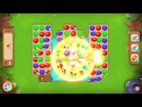 Gardenscapes 2433 Level - 17 moves - NO BooSTERS