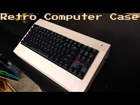 Retro keyboard computer case