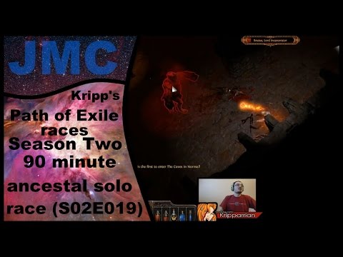 Kripp's Path of Exile races - Season Two, 90 Min Ancestral Solo (S02E019)