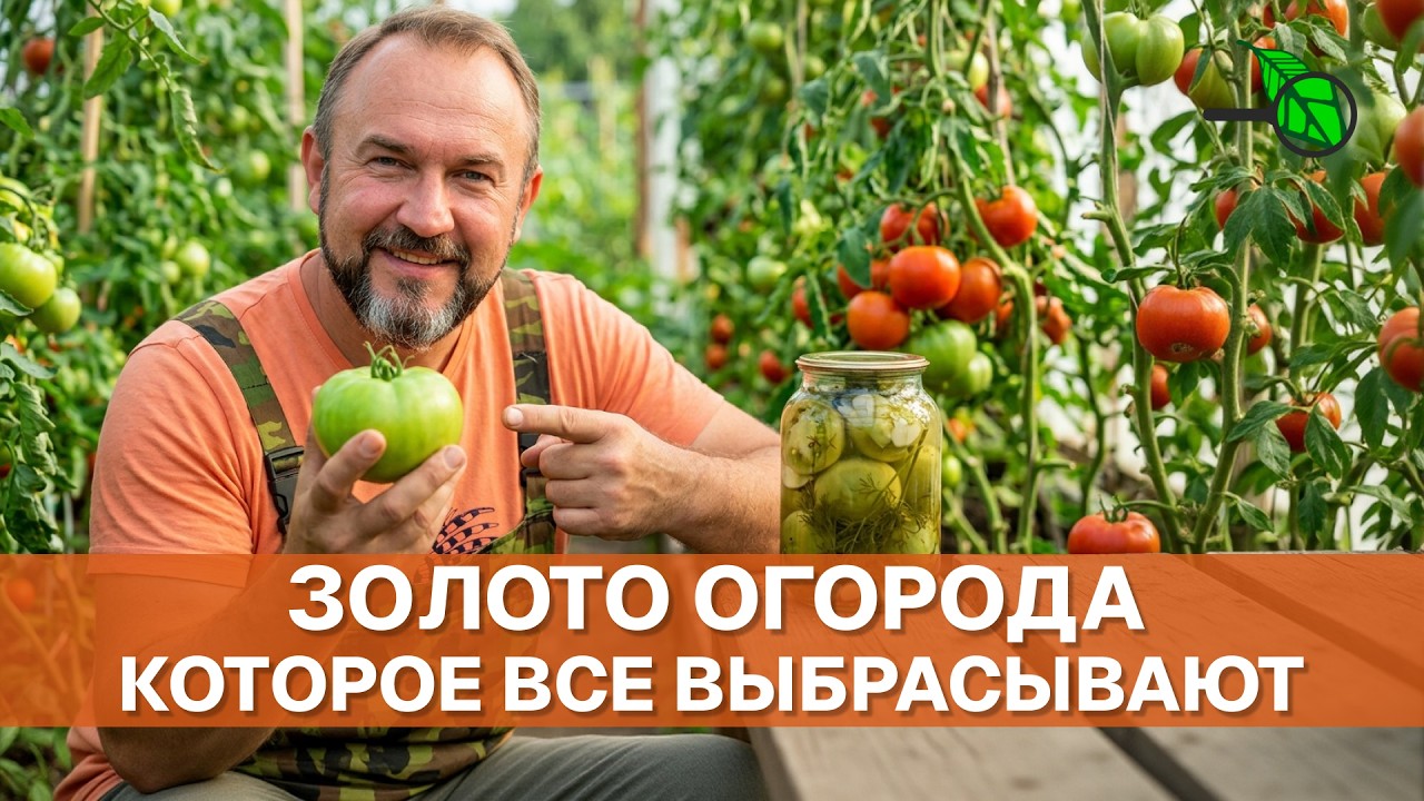 🛑 НИКОГДА НЕ ВЫБРАСЫВАЙТЕ ЗЕЛЁНЫЕ ТОМАТЫ! Максимальная польза для здоровья