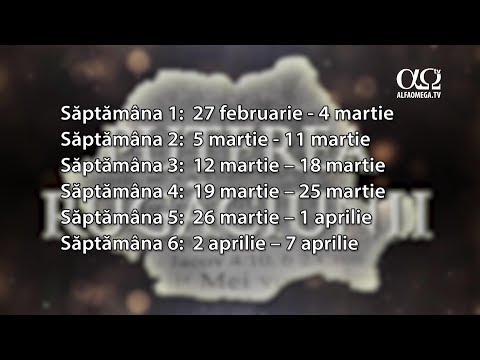 Puterea rugaciunii 7.5 - 40 de zile de pocainta, post si rugaciune pentru Romania