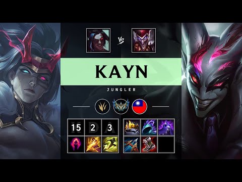 Kayn Jungle vs Shaco - TW Challenger Patch 25.18