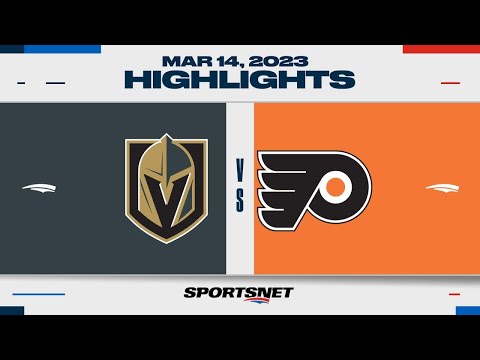 NHL Highlights | Golden Knights vs. Flyers - March 14, 2023