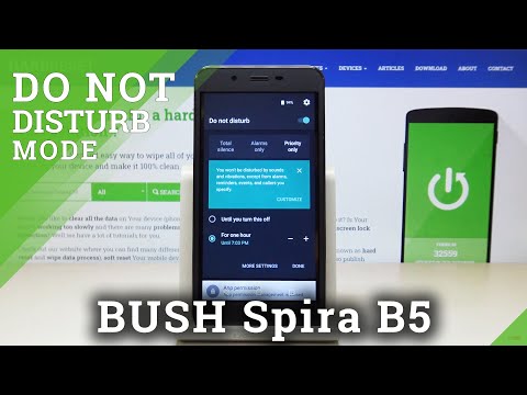 How to activate Do Not Disturb Mode in BUSH Spira B5 – Silent Mode