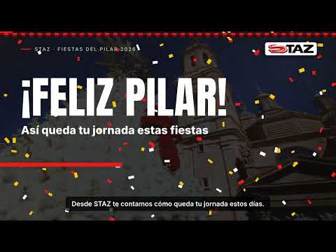Vídeo: Horario Fiestas del Pilar