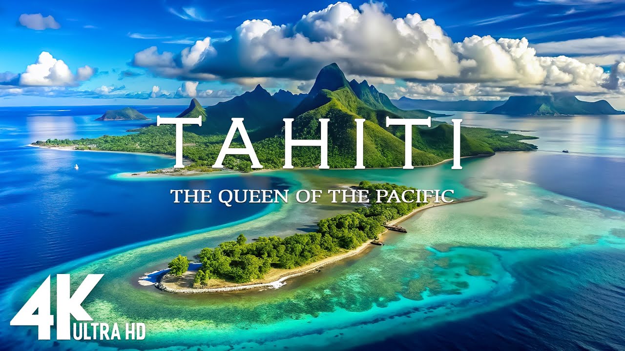 [4K] TAHITI 🇵🇫 – The Queen of the Pacific | Relaxing Deep House Chill 👑