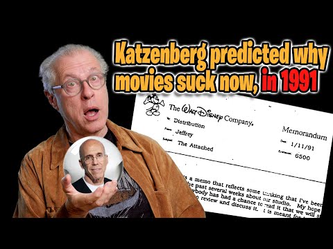 Jeffrey Katzenberg predicted why movies suck now, in 1991.