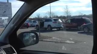 Pregnant Man Driving with Door WIDE OPEN on Interstate!