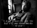 BON JOVI - RIVER RUNS DRY with lyrics 