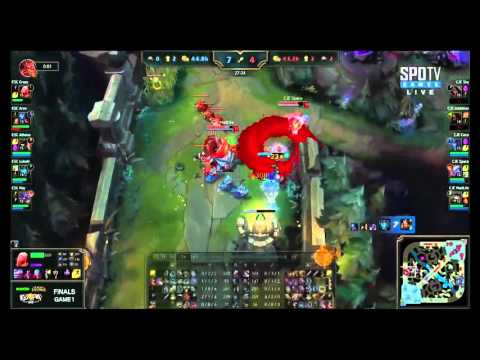 [LoL] KeSPA CUP ESC Ever vs CJ Entus  1set Highlight