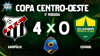 🔴 ANÁPOLIS X CUIABÁ | AO VIVO COM IMAGENS | COPA CENTRO-OESTE 2026