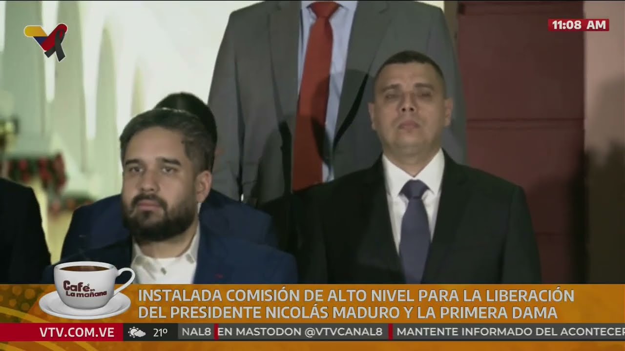Instalada Comisión de Alto Nivel para Liberación del Pdte Nicolás Maduro y Cilia Flores, 7 ene 2026