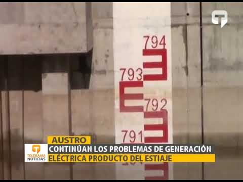 Continúan los problemas de generación eléctrica producto del estiaje
