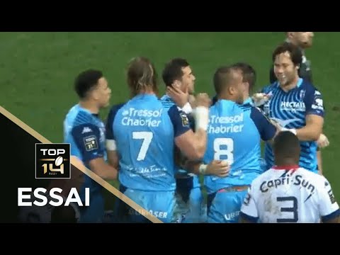 TOP 14 -TOP 14 - Essai de Vincent MARTIN (MHR) - Montpellier - Paris  - J8 - Saison 2020/2021