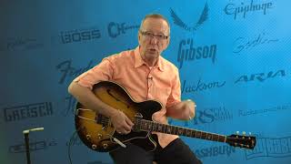Video thumbnail for 1966 Gibson ES-330 TD Factory Maestro Lyre Vibrato P90's Sunburst Pro Setup by Lawman Guitars