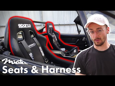 How to install bucket seats and harnesses - Mazda Miata