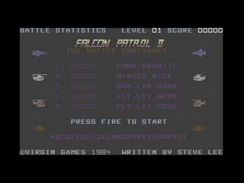 Falcon Patrol II Review for the Commodore 64 by John Gage