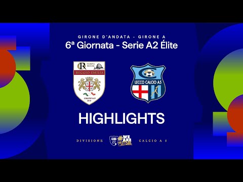 OR Reggio Emilia-Lecco 3-4 | Goals and highlights | Matchday 6 | Serie A2 Elite 2025/2026 - Group A