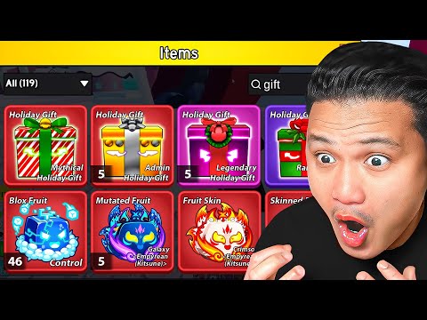 Grinding GIFT EVENT To get Control Fruit For 24 Hour in Blox Fruits