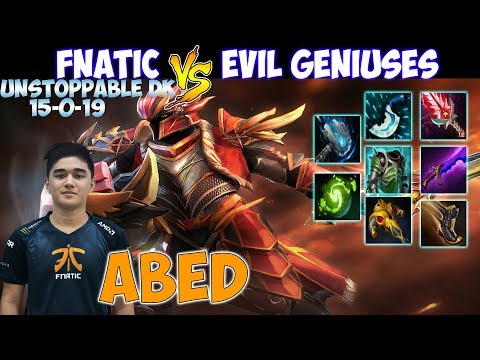 Abed Dragon Knight Unstoppable Fnatic vs Evil Geniuses Player Perspective | Dota Summit 9 - Dota 2