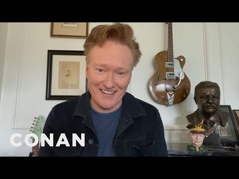 柯南的第一次家庭廣播--TBS的CONAN。 (Conan's First Broadcast From Home - CONAN on TBS)