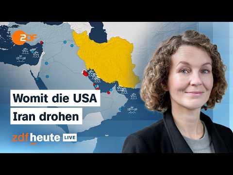 Atom-Gespräche: Was hinter Trumps Druck auf Iran steckt | Nahost-Analystin bei ZDFheute live