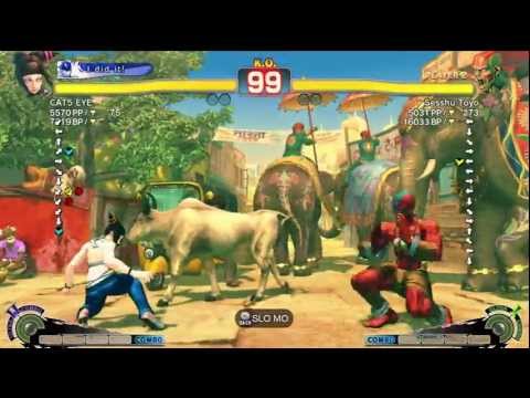 Haneyama (Juri) vs Sesshu Toyo (Dhalsim) - AE 2012 Match *720p*