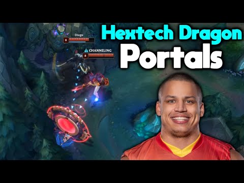 Tyler1 reacts to Hextech Dragon Portals