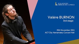 Download lagu Valère BURNON   Third Stage, the 12th Hamamatsu International Piano Competition mp3