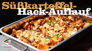Süßkartoffeln und Hackfleisch - ein Traum von einem Auflauf