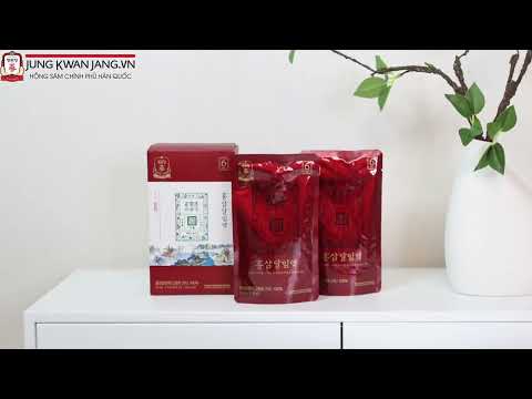 Video Mở Hộp Nước Hồng Sâm Nguyên Chất Hảo Hạng Jung Kwan Jang PURE EXTRACT 90ml x 30 Gói