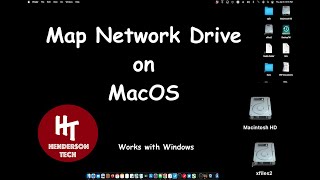 Map Network Drive MacOS - Works with Windows Shares