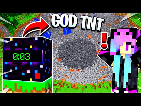 These GOD TNT Destroyed my Minecraft World...