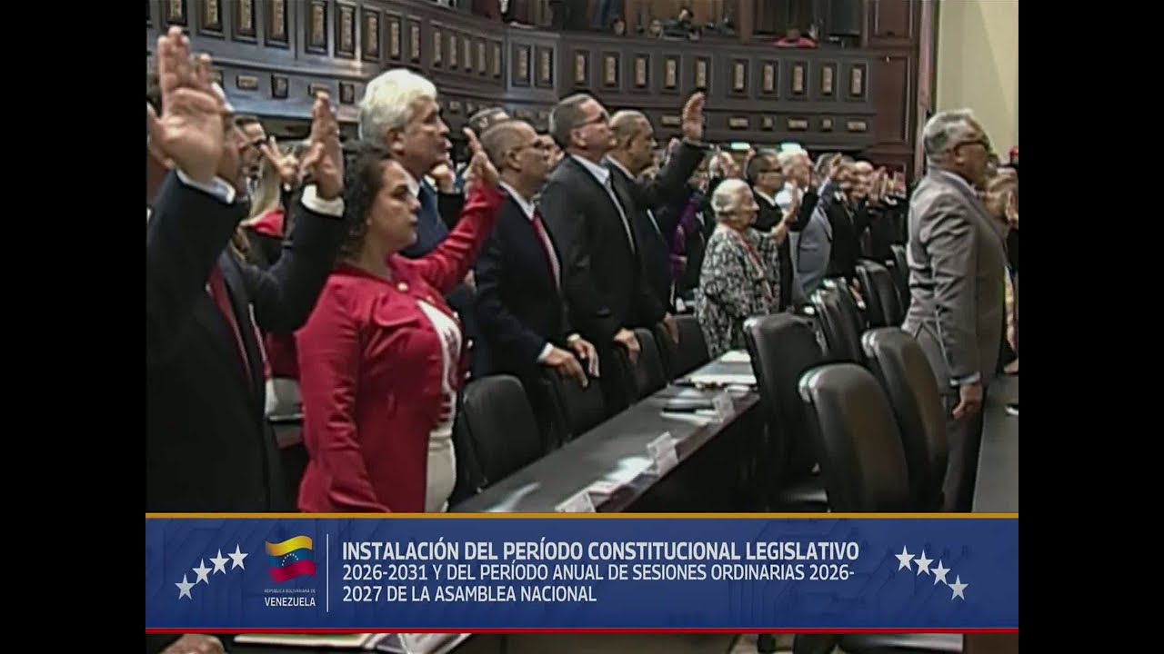 Instalación de la Asamblea Nacional de Venezuela, 5 de enero de 2026, acto completo