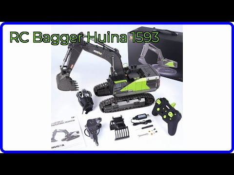 BEWERTUNG (2025): RC Bagger Huina 1593. WESENTLICHE Einzelheiten