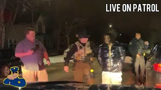 Man With Felony Warrant Gets Pulled Over For No Plates | Live on Patrol