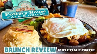 FULL FOOD REVIEW | BEST BRUNCH IN TOWN @ THE OLD MILL POTTERY HOUSE CAFE & GRILLE IN PIGEON FORGE,TN
