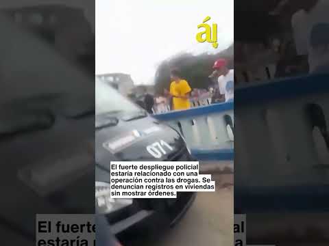 Agentes armados y encapuchados: Operativo policial deja varios detenidos en Ciego de Ávila