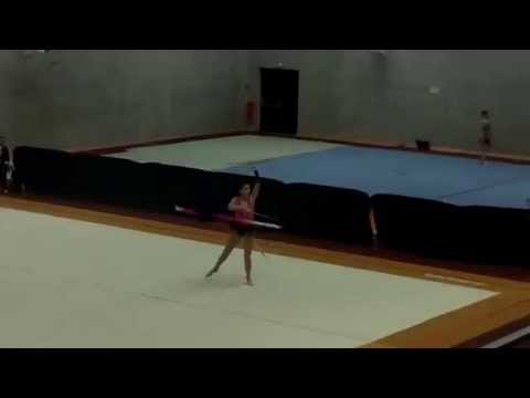 Florence ruban Nationale B Cadette Région individuelles 2014 Carros