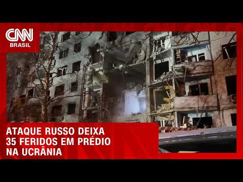 Ataque russo deixa 35 feridos, incluindo 10 crianças, na Ucrânia | CNN NOVO DIA