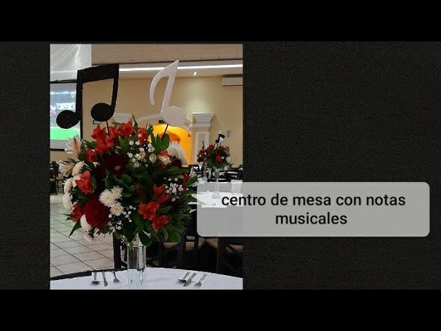 Vídeo relacionado con Goiern 8 Piezas de Centro de Mesa de Notas Musicales Decoraciones de Fiesta Musicales Silueta de Notas Musicales para decoración de cumpleaños y Baby Shower
