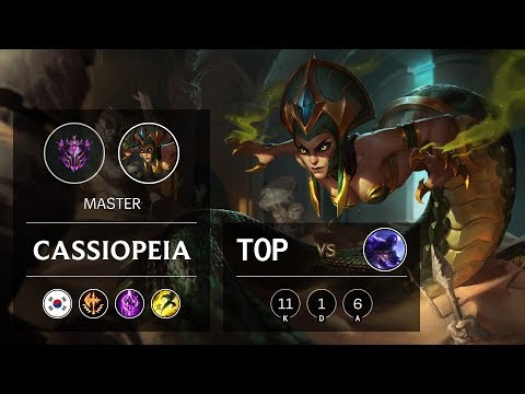 Cassiopeia Top vs Ryze - KR Master Patch 10.1